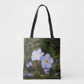 Tote Bag Oublie-moi pas les fleurs (Devant)