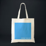 Tote Bag Oubliez-moi le nom de la couleur bleue<br><div class="desc">Oubliez-moi le nom de la couleur bleue</div>