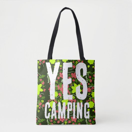 Tote Bag oui Camping (Devant)