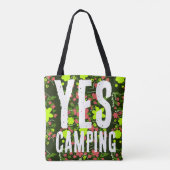 Tote Bag oui Camping (Dos)