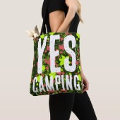 Tote Bag oui Camping (De près)