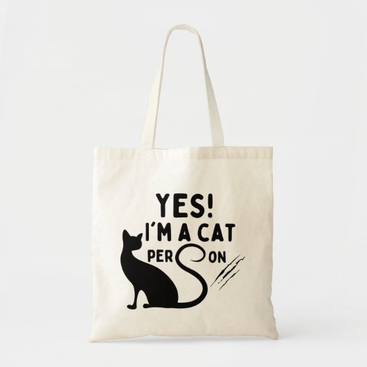Tote Bag Oui, je suis un chat ! (Devant)