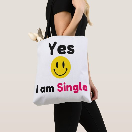 Tote Bag Oui, je suis une conception unique (De près)