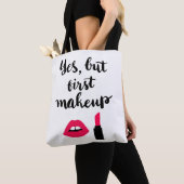 Tote Bag Oui mais première expression mignonne du (De près)