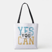 Tote Bag Oui vous pouvez (Dos)