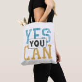 Tote Bag Oui vous pouvez (De près)