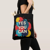 Tote Bag Oui, vous pouvez (De près)