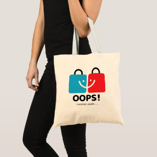 Tote Bag "Oups, J'Ai Encore Acheté" Amusant Moderne