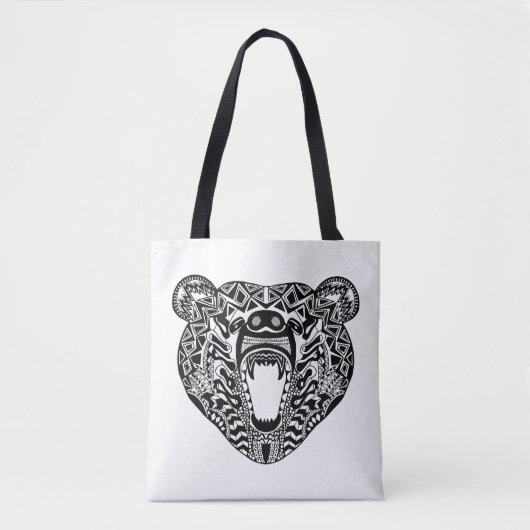 Tote Bag Ours 2 de style (Devant)