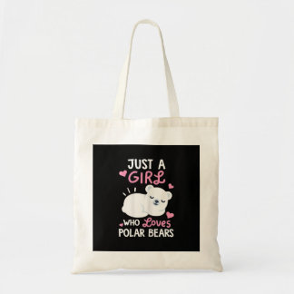Tote Bag Ours Amant| Juste Une Fille Qui Aime Ours Polaire