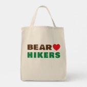 Tote Bag Ours amour randonneur (Dos)