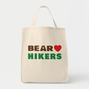 Tote Bag Ours amour randonneur