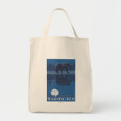 Tote Bag Ours au clair de lune - Mount Baker, Washington (Devant)