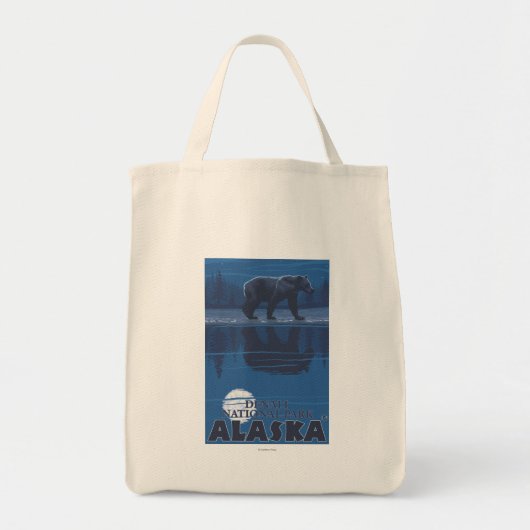 Tote Bag Ours au clair de lune - Parc national Denali, Alas (Devant)