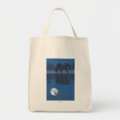 Tote Bag Ours au clair de lune - Pente, Oregon (Devant)