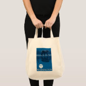 Tote Bag Ours au clair de lune - Washington (Devant (produit))