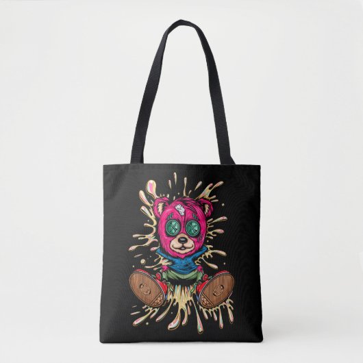 Tote Bag Ours Au Miel (Devant)