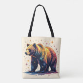 Tote Bag Ours aux étoiles (Dos)