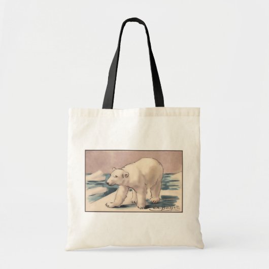 Tote Bag Ours blanc (Devant)