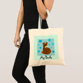 Tote Bag Ours Bleu Mes Livres (Devant (produit))