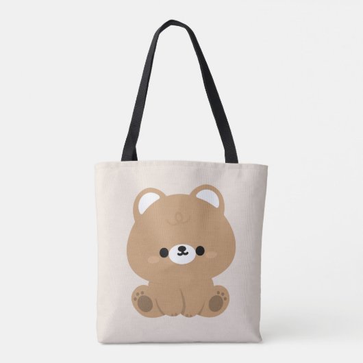 Tote Bag Ours Brown mignon (Dos)