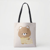 Tote Bag Ours Brown mignon (Devant)