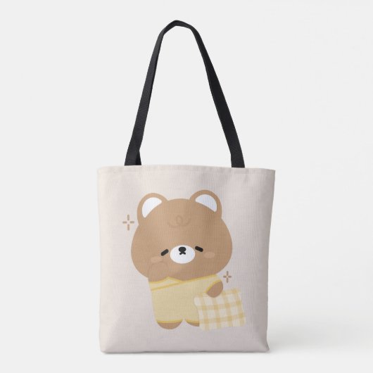 Tote Bag Ours Brown mignon (Dos)