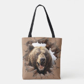 Tote Bag Ours Brun (Dos)