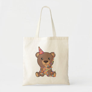 Tote Bag Ours D'Anniversaire Pour Enfants Un Ours D'Anniver