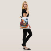 Tote Bag Ours dans une forêt d'automne (Sur le modèle)