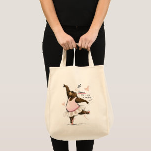 Tote Bag Ours de ballet drôle dansant comme si personne ne