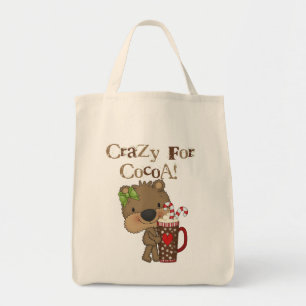 Tote Bag Ours de fille fou pour le cacao