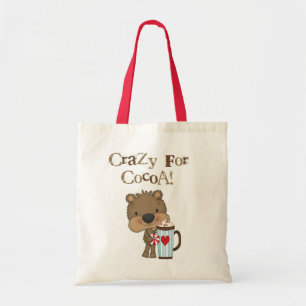 Tote Bag Ours de garçon fou pour des vacances de cacao