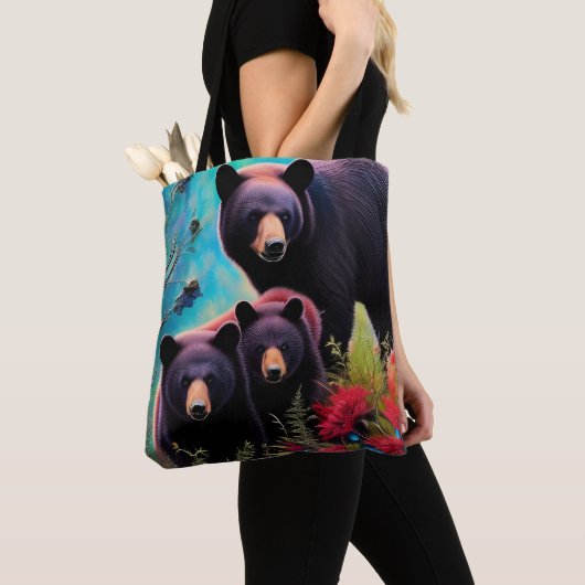 Tote Bag Ours de Momma et petits (De près)