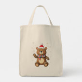 Tote Bag Ours de Noël (Dos)