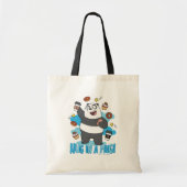 Tote Bag Ours de Panda - Enferré dans une Mug ! (Devant)