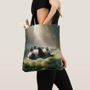 Tote Bag Ours De Panda Sous Le Soleil
