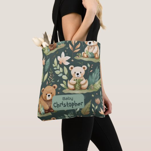 Tote Bag Ours des bois (De près)