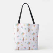 Tote Bag Ours en peluche avec ballons (Dos)