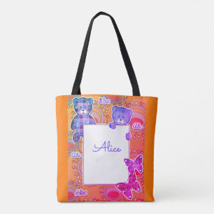 Tote Bag ours en peluche, bébé