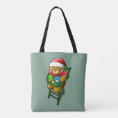 Tote Bag Ours en peluche de Noël (Dos)