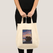 Tote Bag Ours et cub - Sitka, Alaska (Devant (produit))