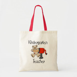 Tote Bag Ours et institutrice gardienne d'affûteuse