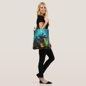 Tote Bag Ours Gizzly Portrait animal Peinture Faune (Sur le modèle)