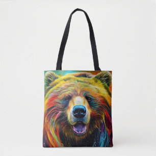 Tote Bag Ours Grizzly Animal Discovery Aventure Nature Pla