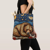 Tote Bag Ours grizzly dormant (De près)