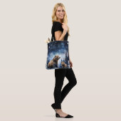 Tote Bag Ours Grizzly et bébé (Sur le modèle)