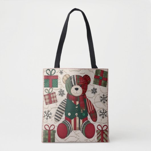 Tote Bag Ours joyeux (Devant)