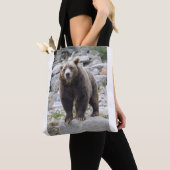Tote Bag Ours kodiak (De près)