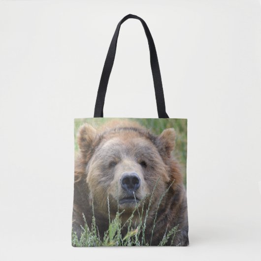 Tote Bag ours kodiaque Brown (Devant)